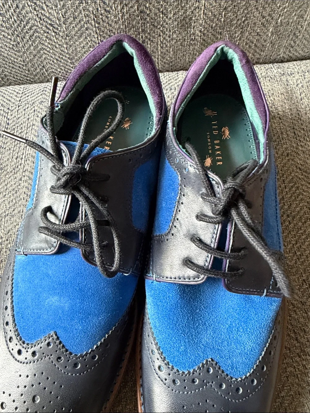 Ted Baker Treey Men’s Multicolored Oxfords Dress Shoes Size:10